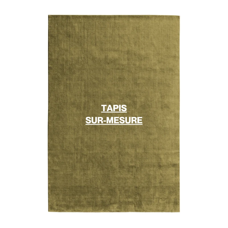 Tapis 100% laine Nouvelle-Zélande sur-mesure • Amande
