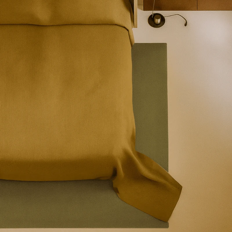 Tapis 100% laine Nouvelle-Zélande sur-mesure • Amande