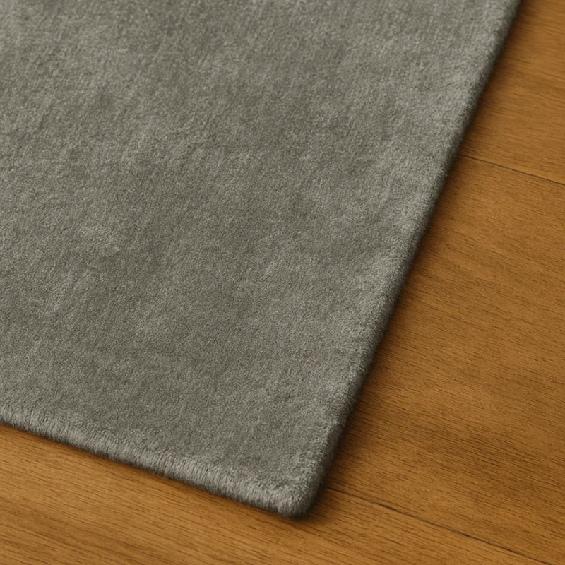 Tapis 100% laine Nouvelle-Zélande sur-mesure • Gris galet