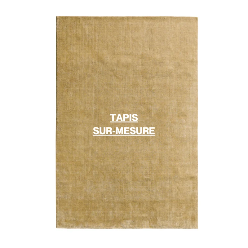Tapis 100% laine Nouvelle-Zélande sur-mesure • Miel