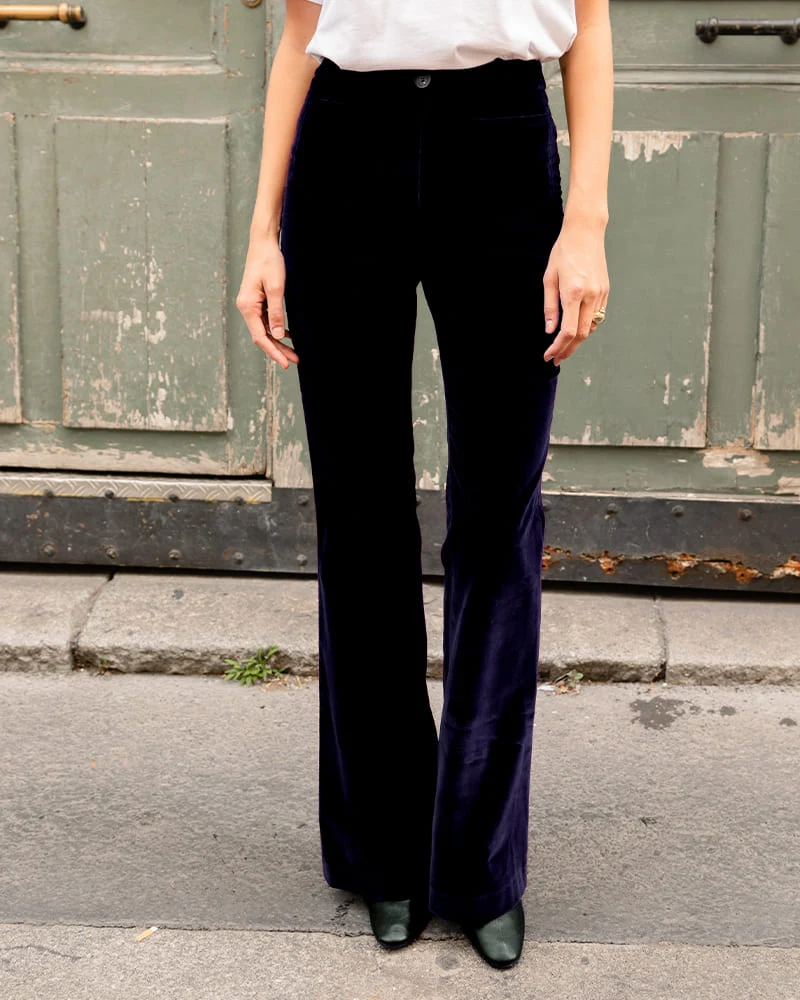 Ariane velours navy