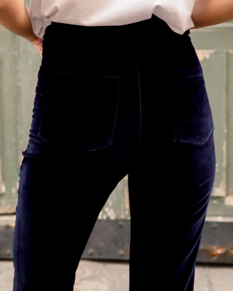 Ariane velours navy