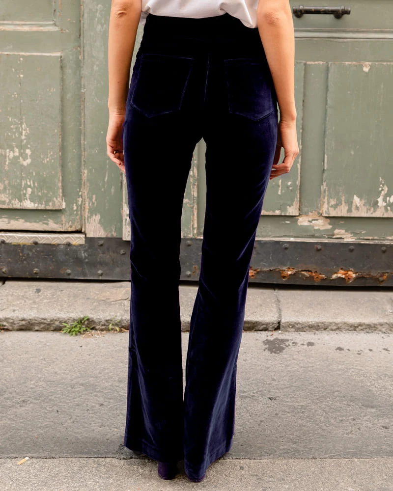Ariane velours navy