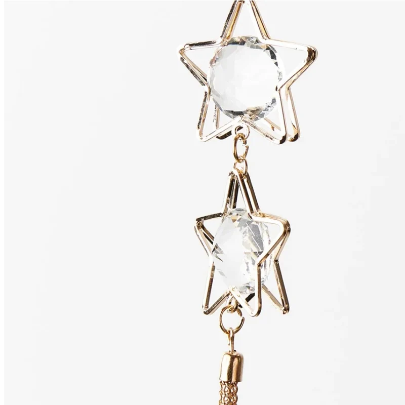 Ornament Crystal Star - Gold