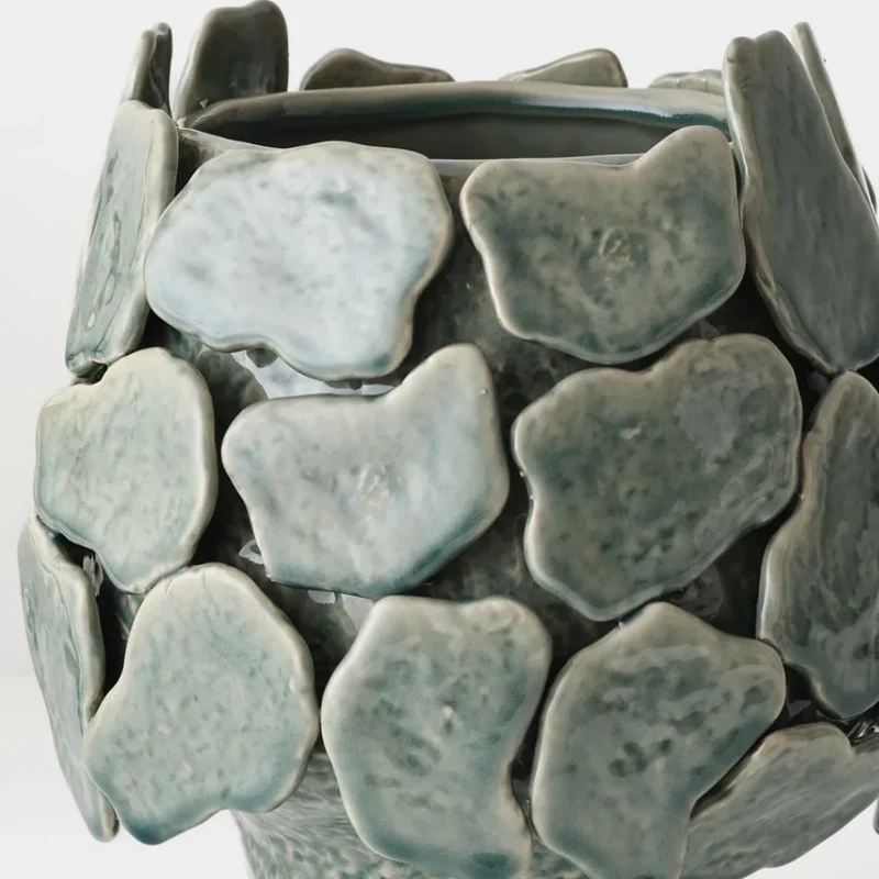 Ariela Pot - Green Ceramic