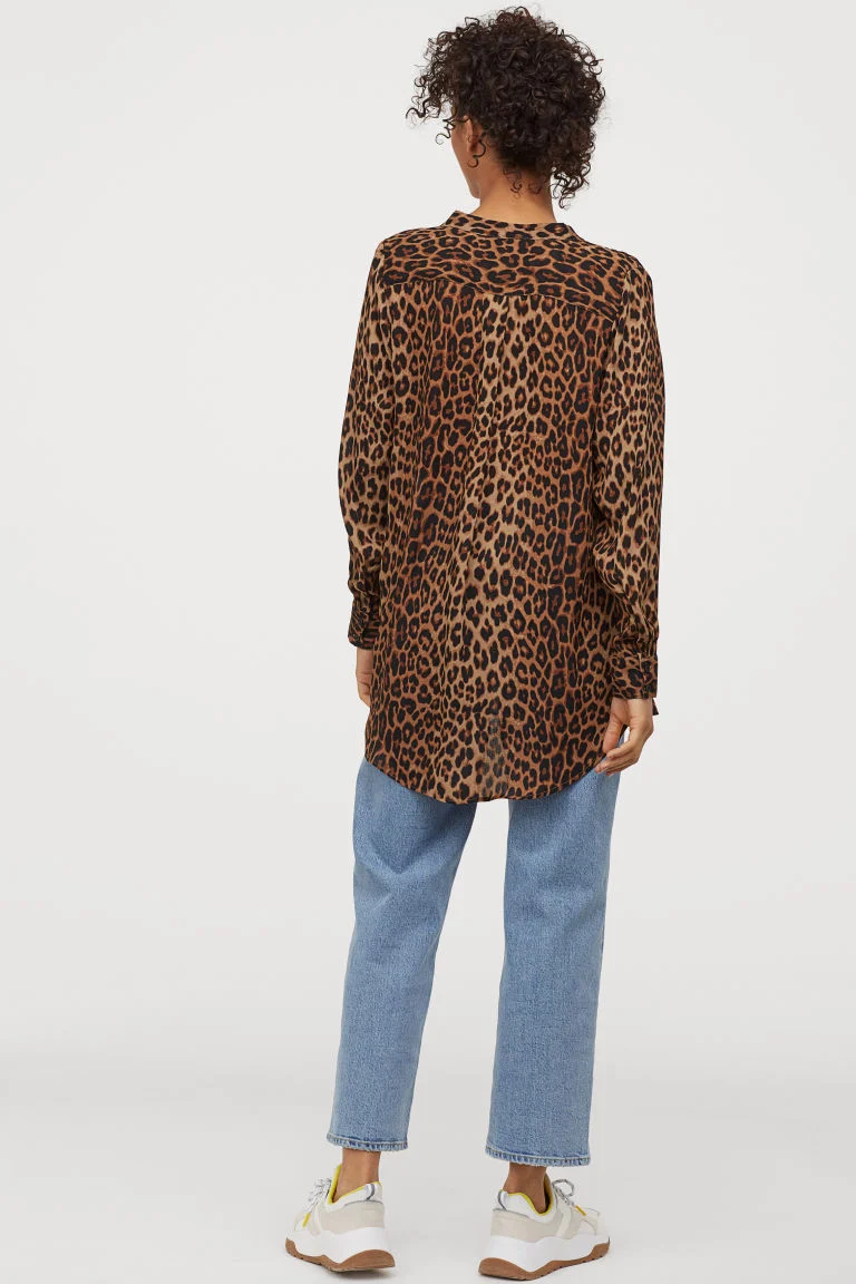 Panterprint blouse