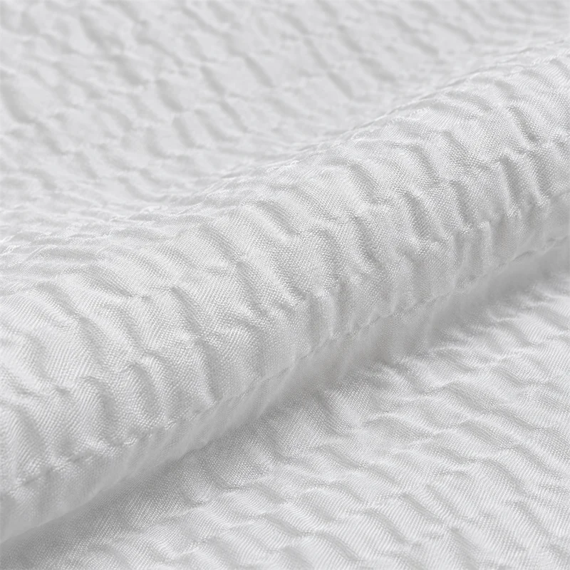 Lot de 6 housses de couette gaufrées sans repassage 200 TC - Zen