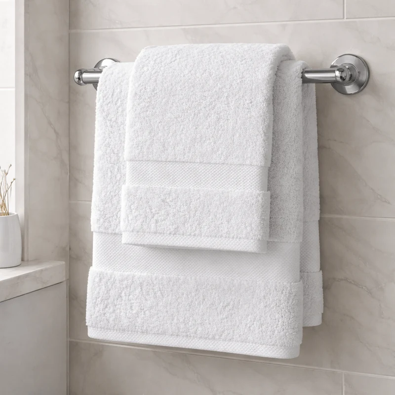 Serviette de bain 600 g/m² – Gamme Élégance