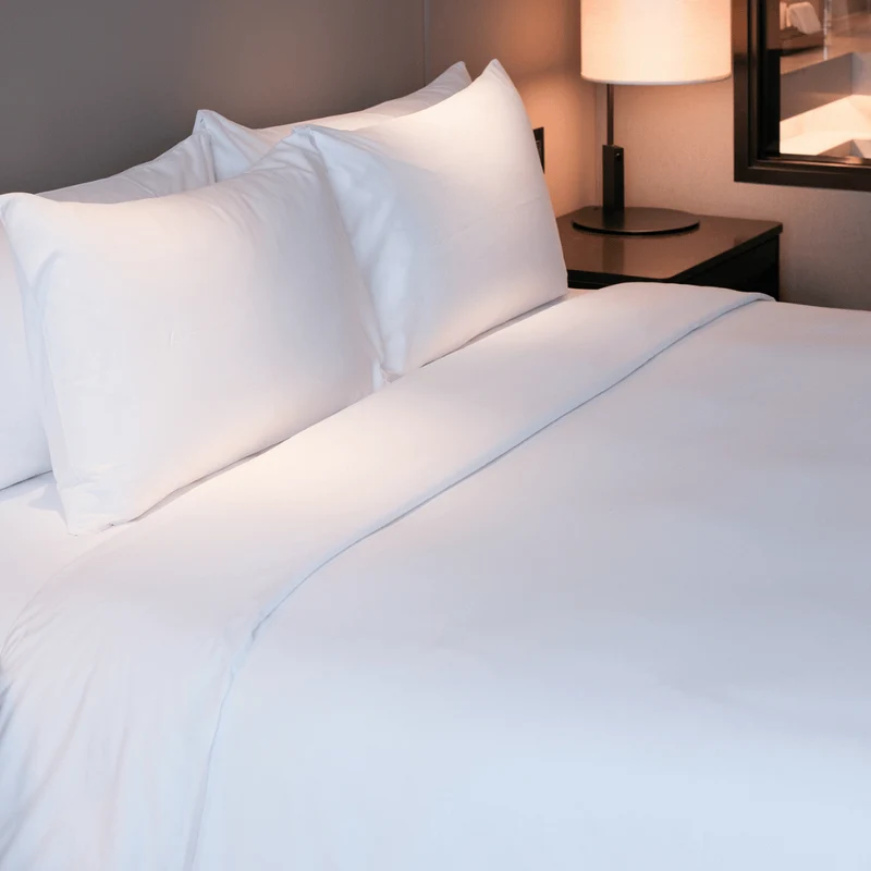 Lot de 12 taies d’oreiller Percale Polycoton 300 TC - Prestige