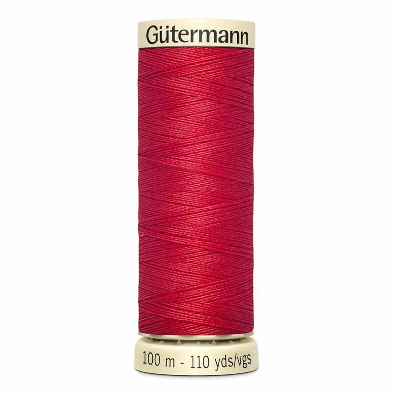 Gütermann | Fil Sew-All | 100m | #408 | Vrai rouge