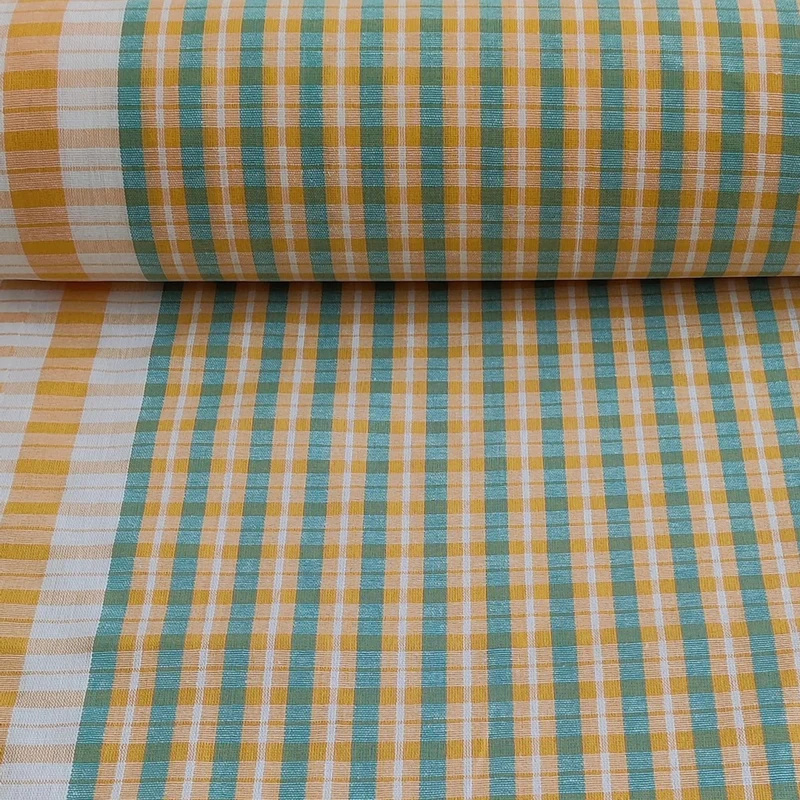 Tissu pour linge à Vaisselle | Coton & Lin | Carreaux