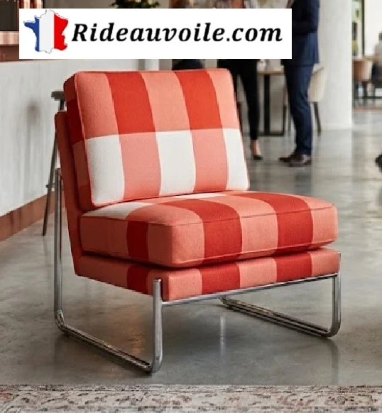 Fauteuil d'appoint personnalisé Tissu housse personnalisable confection sur mesure