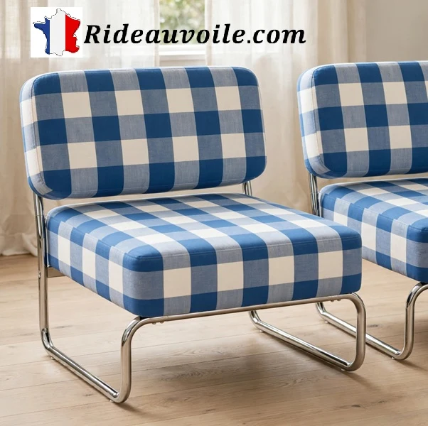 Fauteuil d'appoint personnalisé Tissu housse personnalisable confection sur mesure