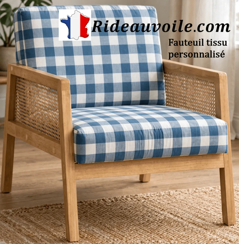 Chaise Rotin Coussins Fauteuil d'appoint Cannage Salon Chambre Terrasse Véranda
