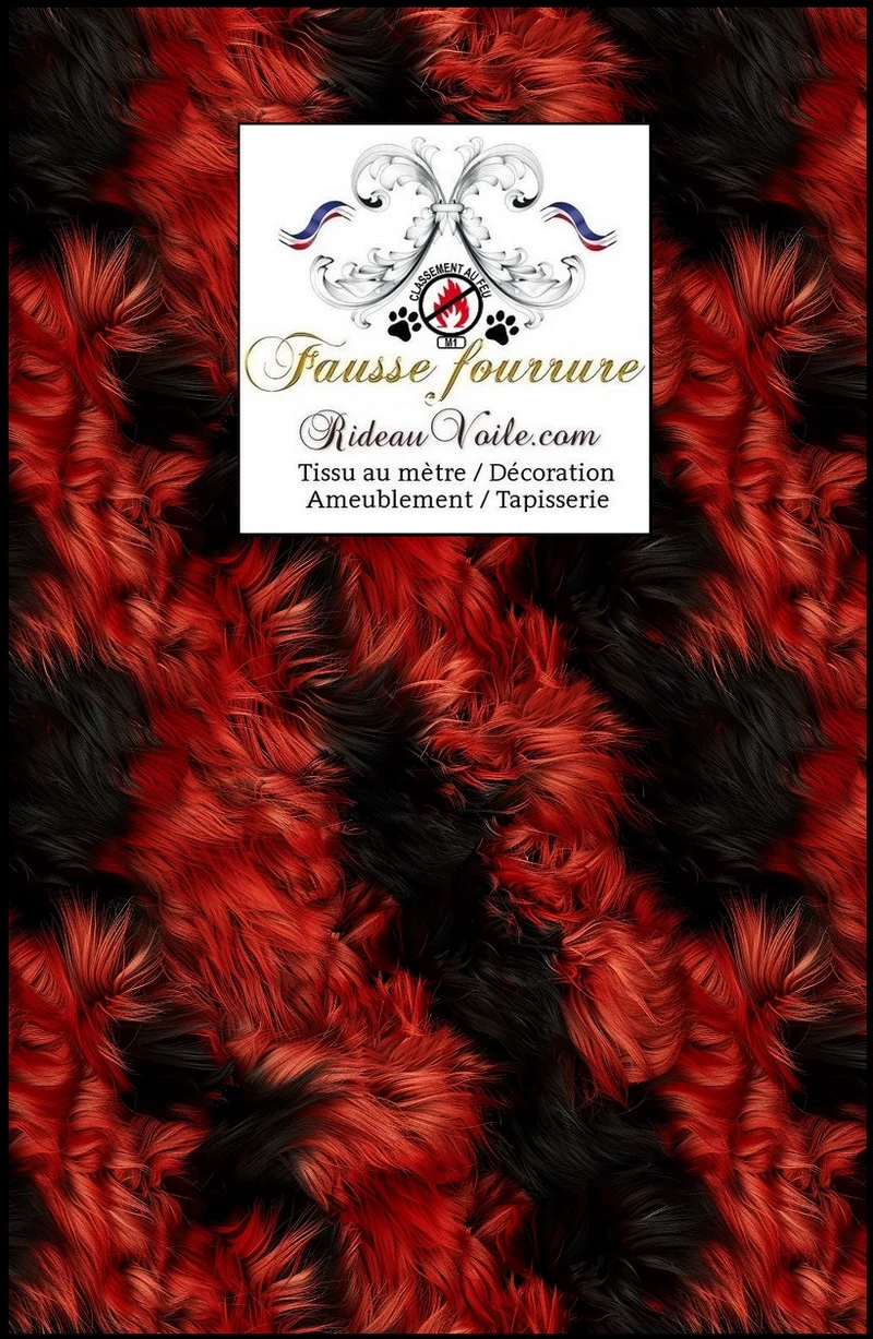 Tissu ignifuge 🔥 Sourcing Gestion FF&E OS&E Matériaux Rénovation Fausse fourrure