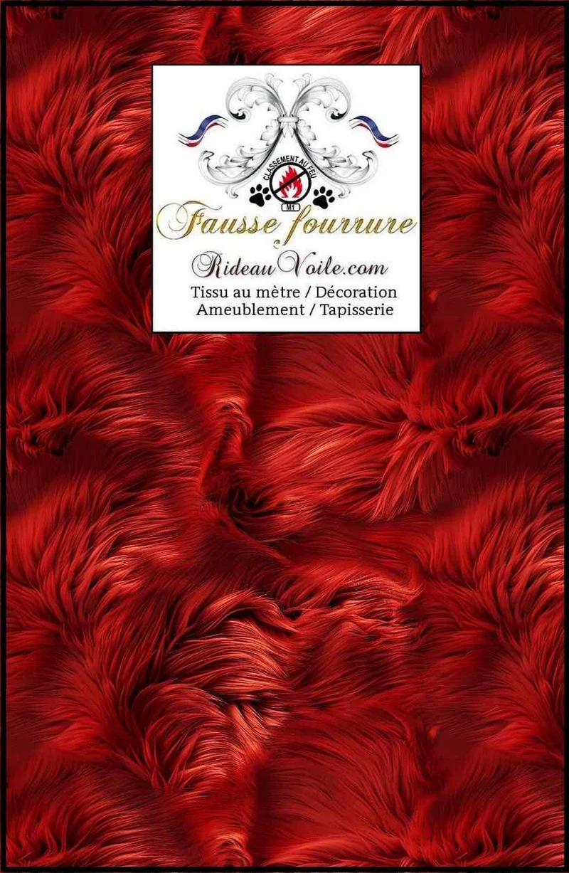 Tissu 🔥 ameublement Fausse fourrure ignifuge architecte intérieur équipement SO&E FF&E