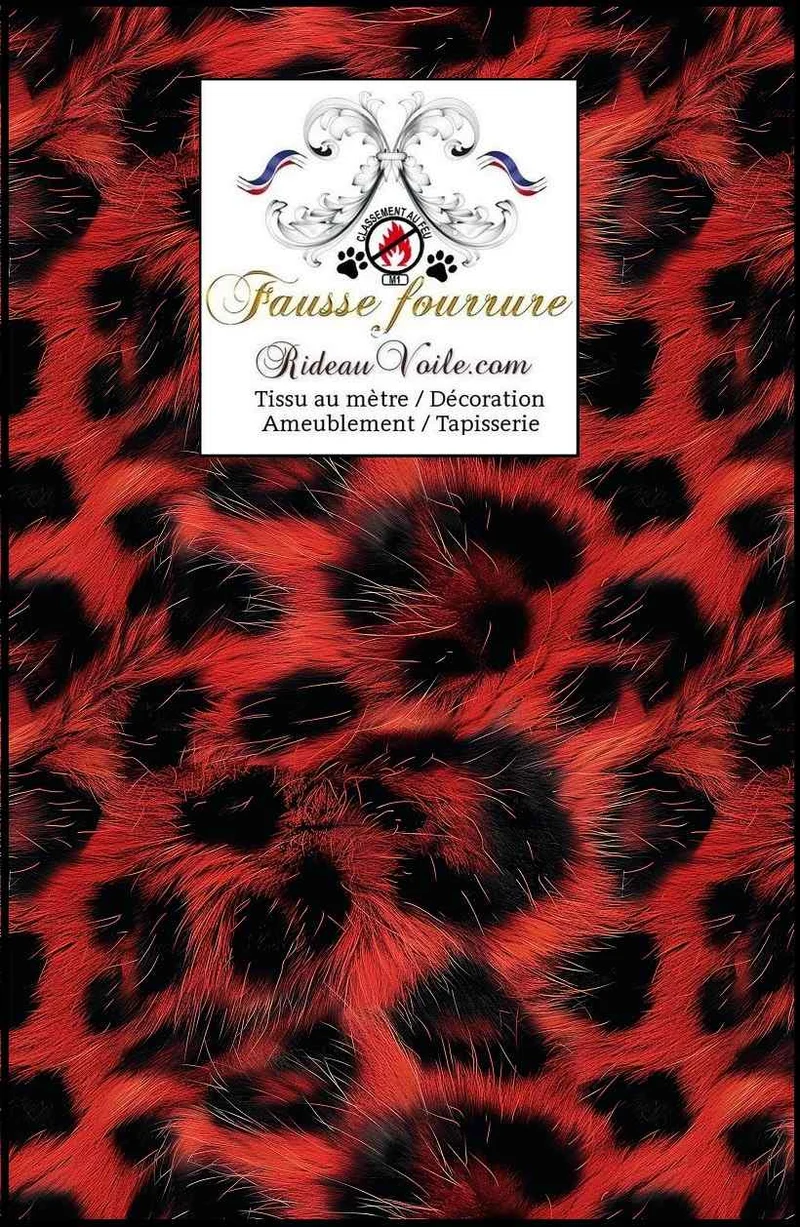 Tissu 🔥 ameublement Fausse fourrure ignifuge architecte intérieur tapissier SO&E