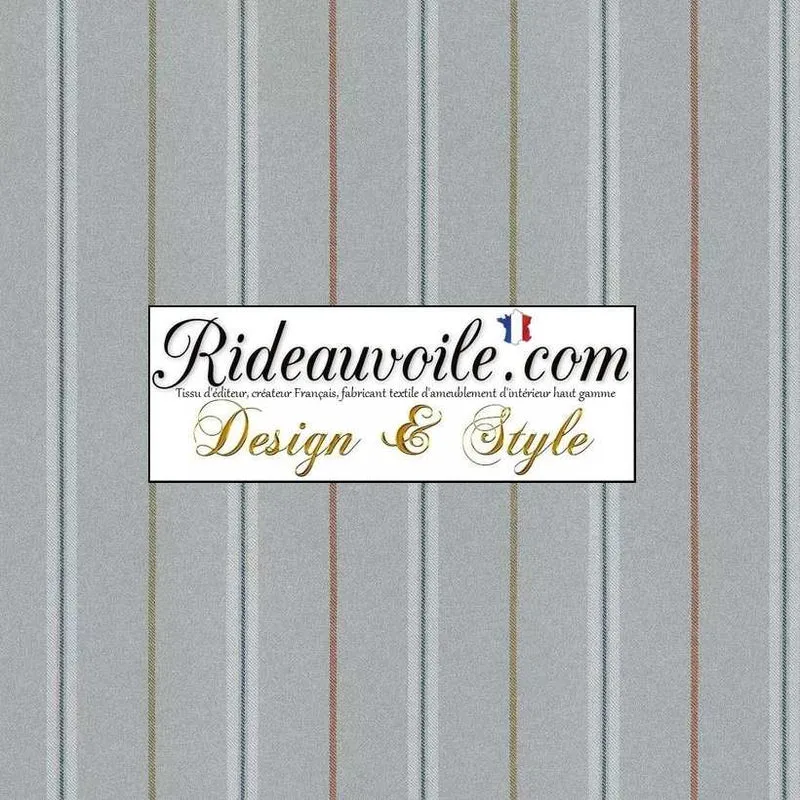Tissu effet Laine gris mètre🔥 rayures ignifuge Architecte designer Intérieur Chalet