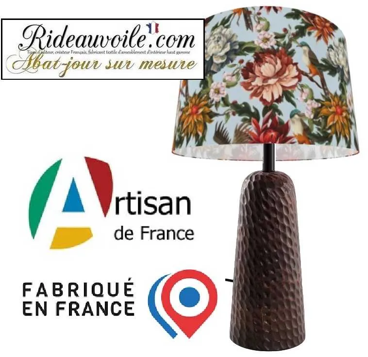 Fabricant lumière conception éclairage intérieur haut gamme | Abat-jour oiseaux fleurs
