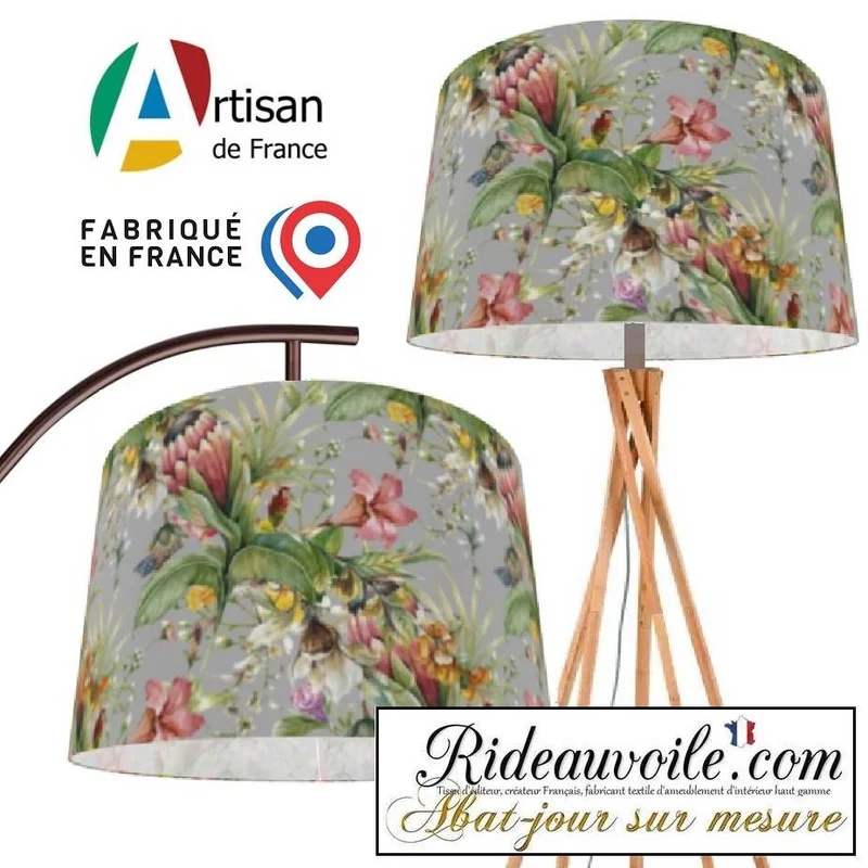 Architecte de lumière conception éclairage intérieur haut gamme abat-jour floral fleur