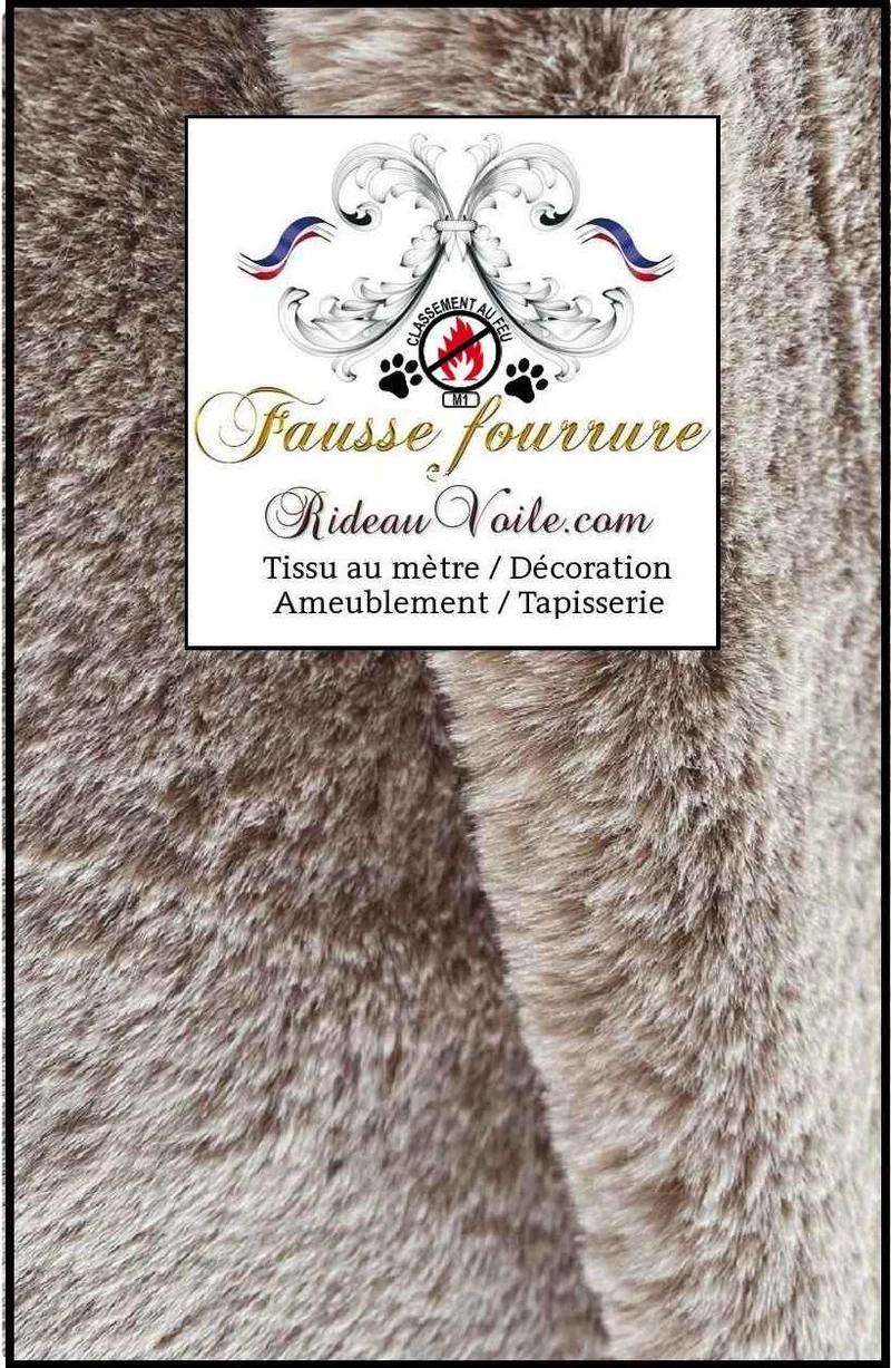 Tissu fausse fourrure animal Architecte Intérieur Chalets Hôtels Style Montagnes
