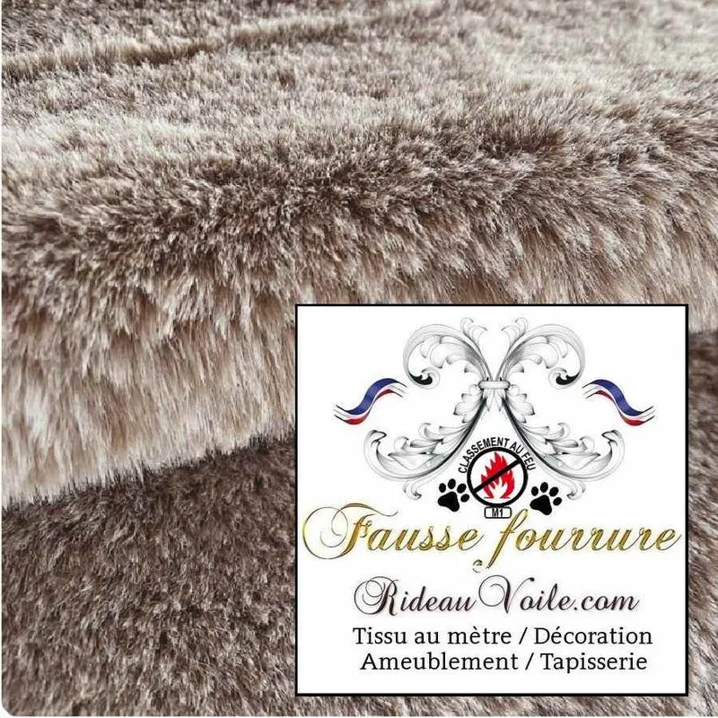 Tissu fausse fourrure animal Architecte Intérieur Chalets Hôtels Style Montagnes