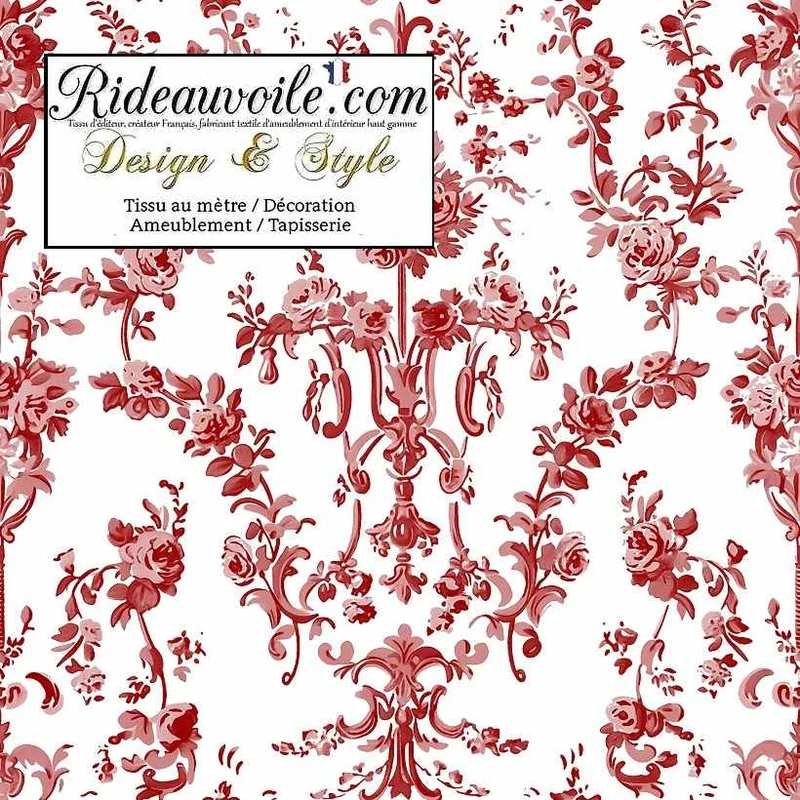 Architecture intérieur Baroque imprimé Rococo volute florale | Rideau voilage moquette