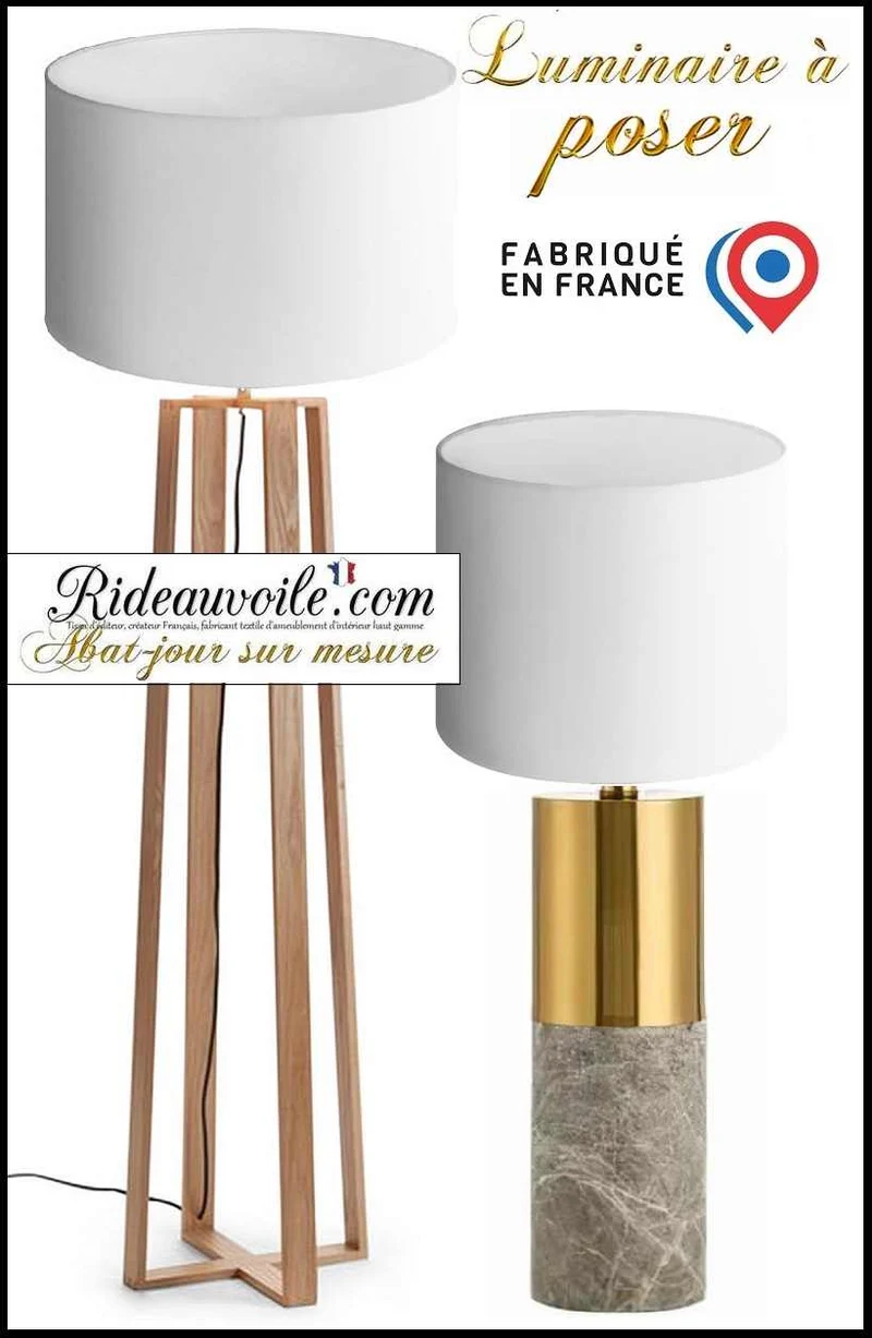 Abat-jour à poser pour lampe de chevet lampadaire Luminaire à personnaliser