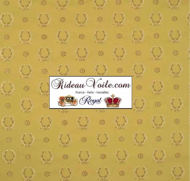 Architecte intérieur BTP Paris Haussmannien Classiques tissu Jacquard Jaune