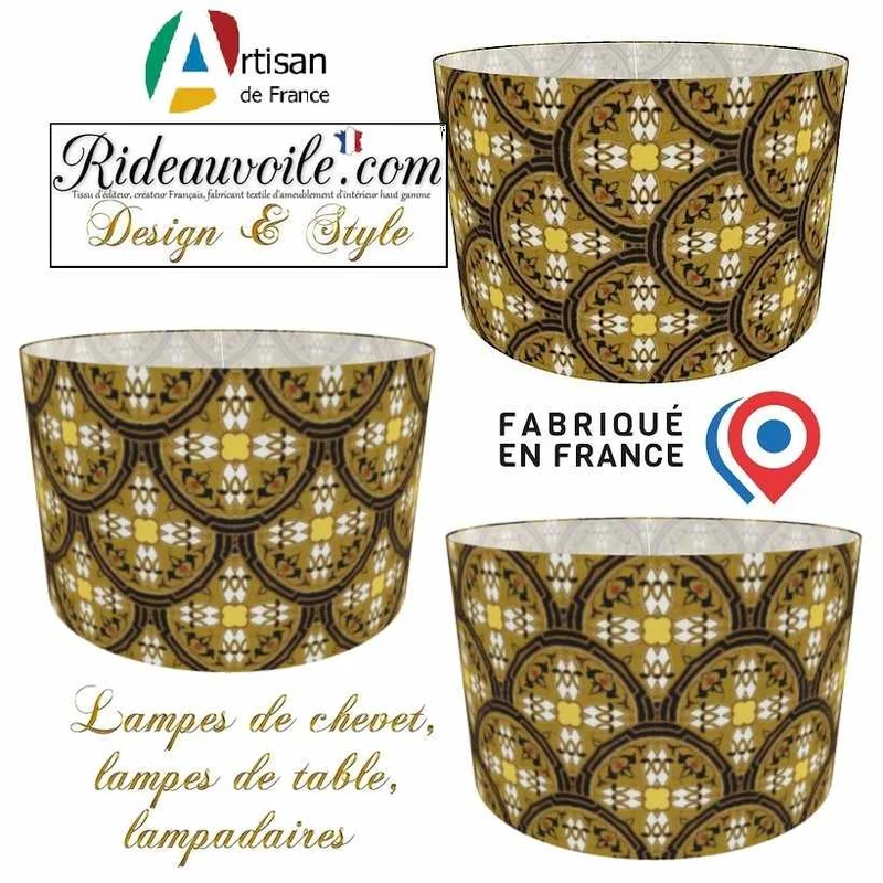 Fabrication d'abat-jour professionnels décoration hôtellerie restauration luminaire