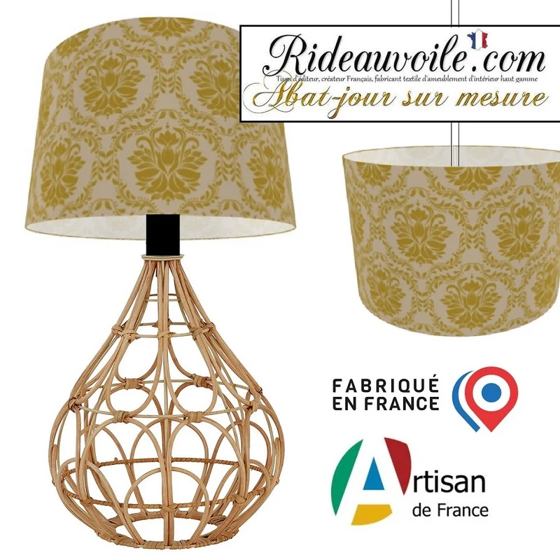 Abat-jour sur mesure Cylindrique (Suspension), à poser lampe de chevet, lampadaire
