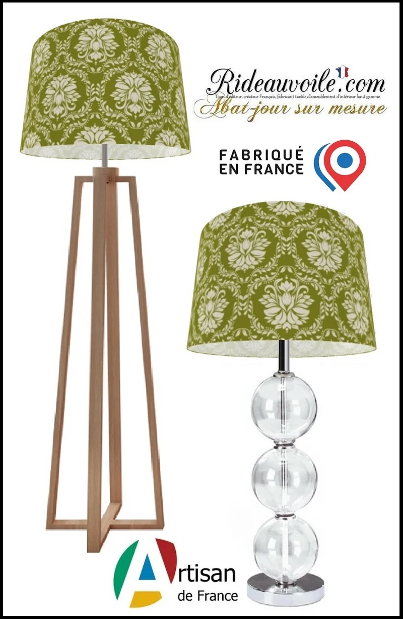 Abat-jour sur mesure Cylindrique (Suspension) à poser lampe chevet, lampadaire