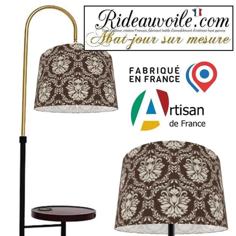 Abat-jour sur mesure impression personnalisée Tissu éditeur créateur luminaire Paris