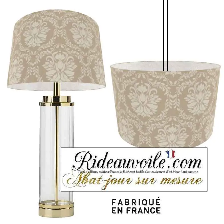 Deco Designer interior Custom lamp shade original hand made Lampshade France