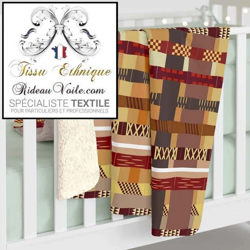 Architecte designer intérieur motif décor ethnik africaine Imprimé bogolan kente bazin