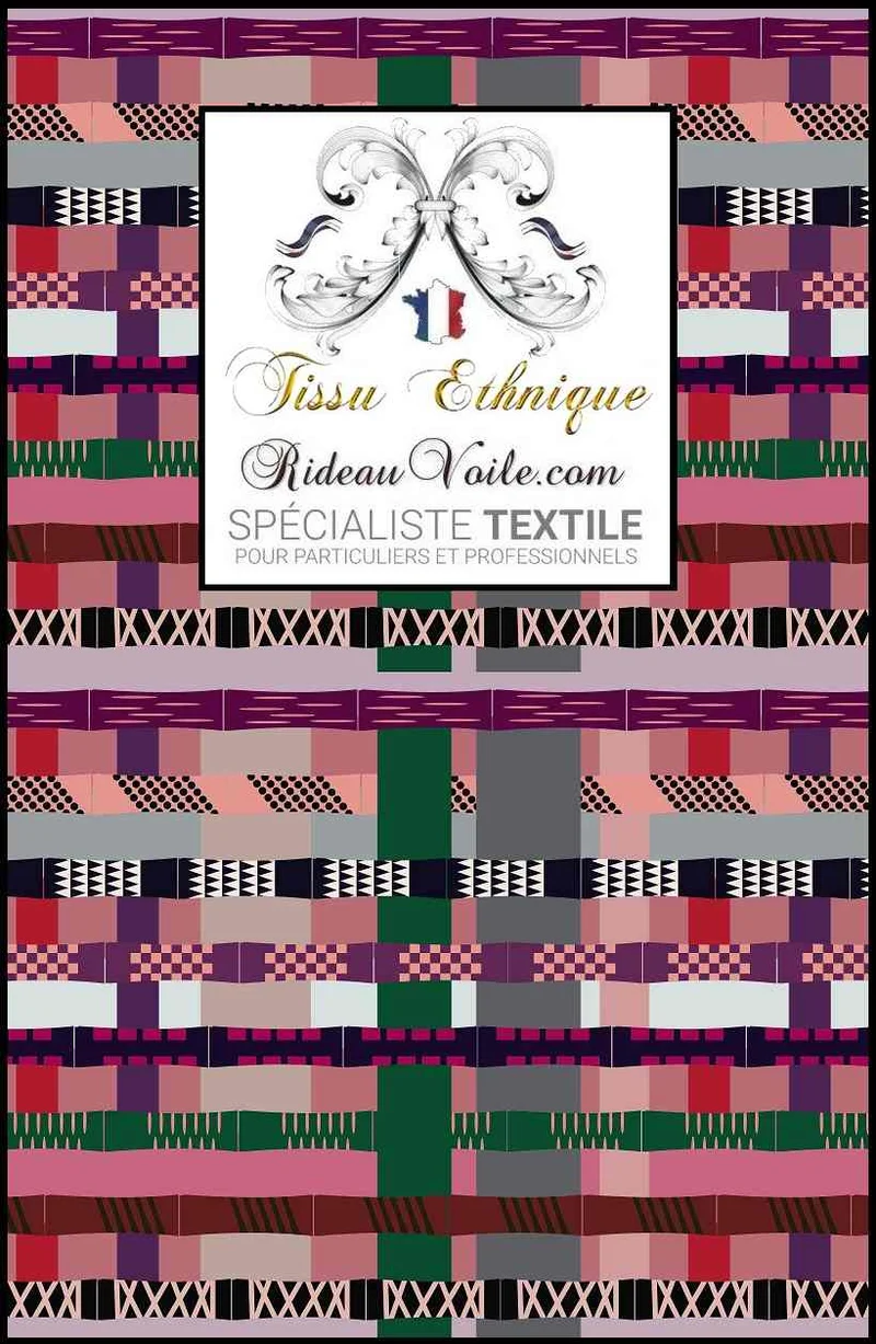 Tissu design wax Hollandais motif déco africaine Imprimé tradition bogolan kente bazin