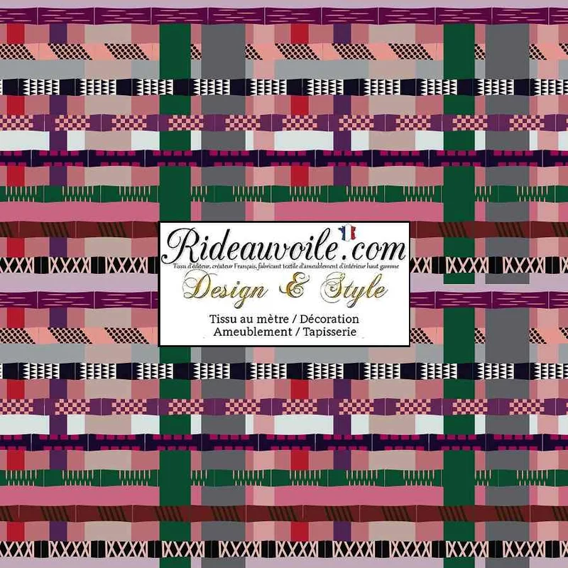 Tissu design wax Hollandais motif déco africaine Imprimé tradition bogolan kente bazin