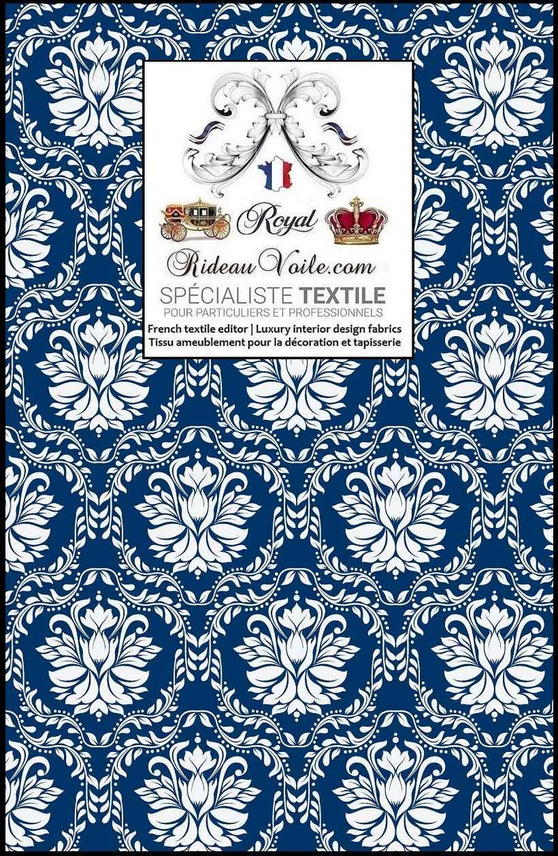 Tissu ameublement ignifuge rideau occultant impression vintage floral inspiration tapisserie