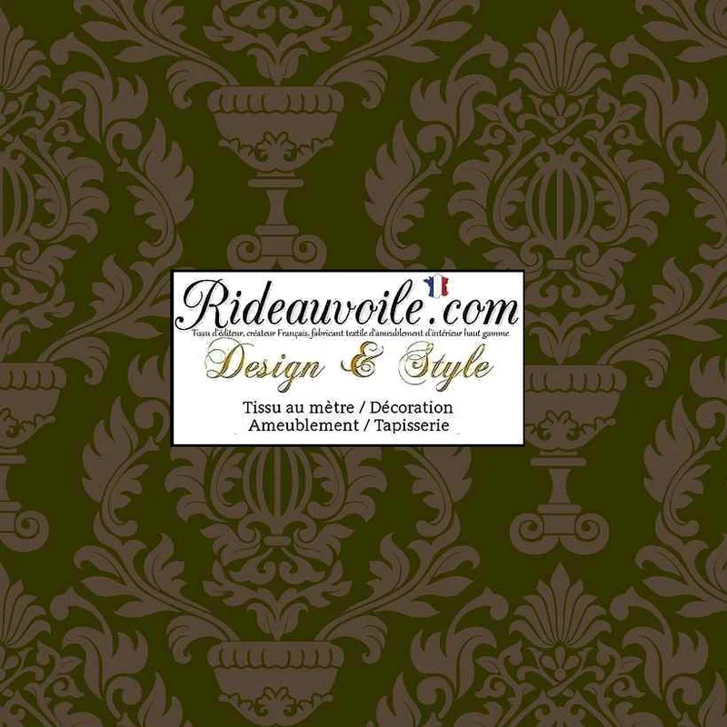Architecte designer intérieur Tissu ameublement ignifuge Jacquard imprimé Baroque