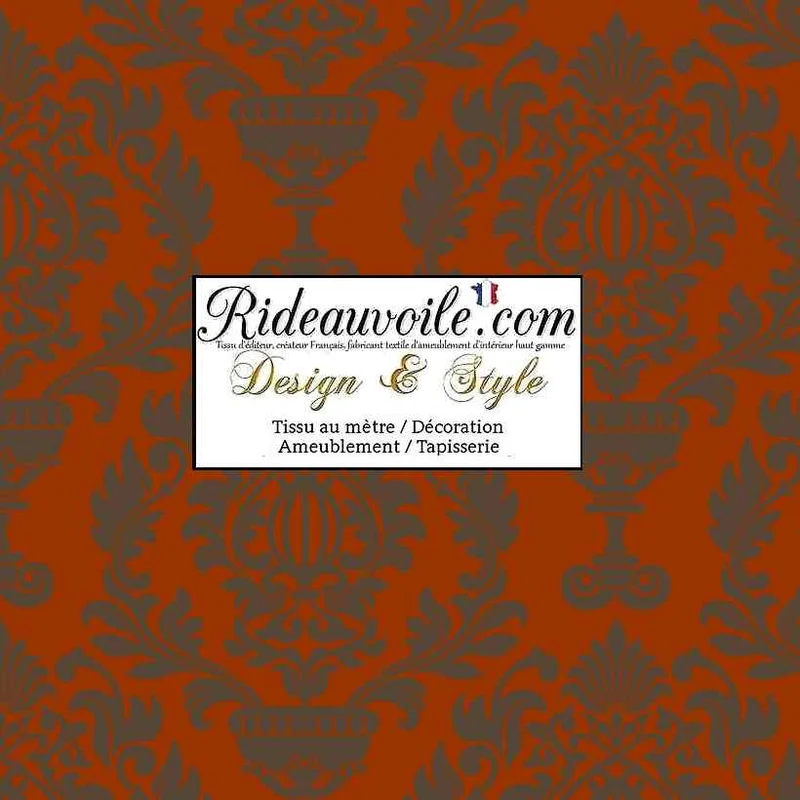Architecte rénovation designer intérieur Tissu ameublement imprimé Jacquard Baroque