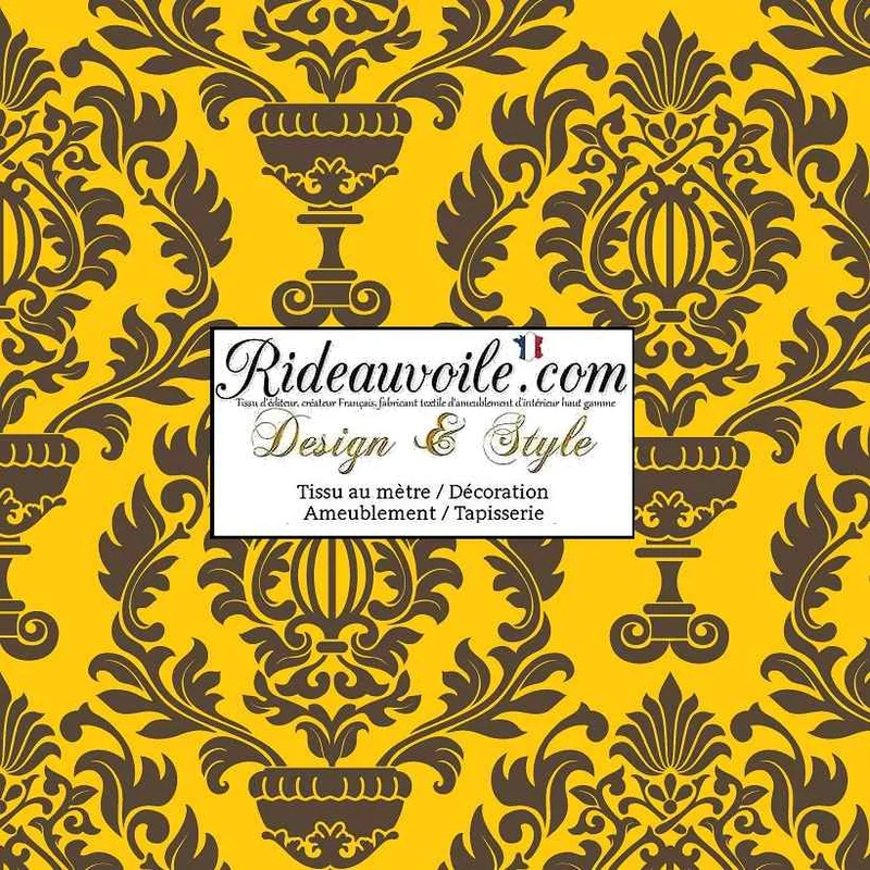Architecte rénovation travaux intérieur Tissu ameublement imprimé Jacquard Baroque