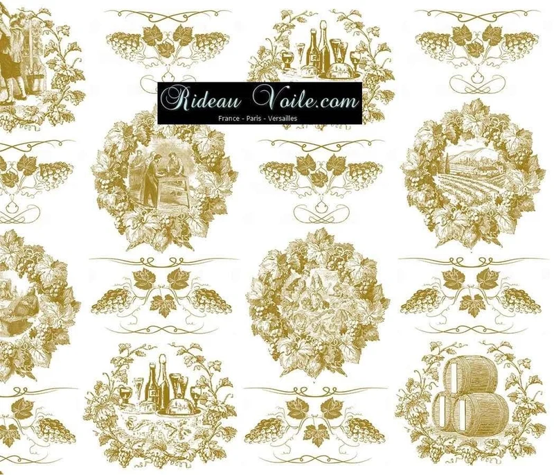 Toile de Jouy Empire tissu au mètre Tecido tapeçaria cortina Gordijnen Gordijnstof