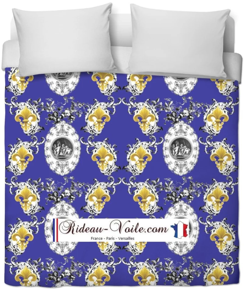 Tissu Toile de Jouy Renaissance Baroque Liturgique fabric cherub tapestry furnishings