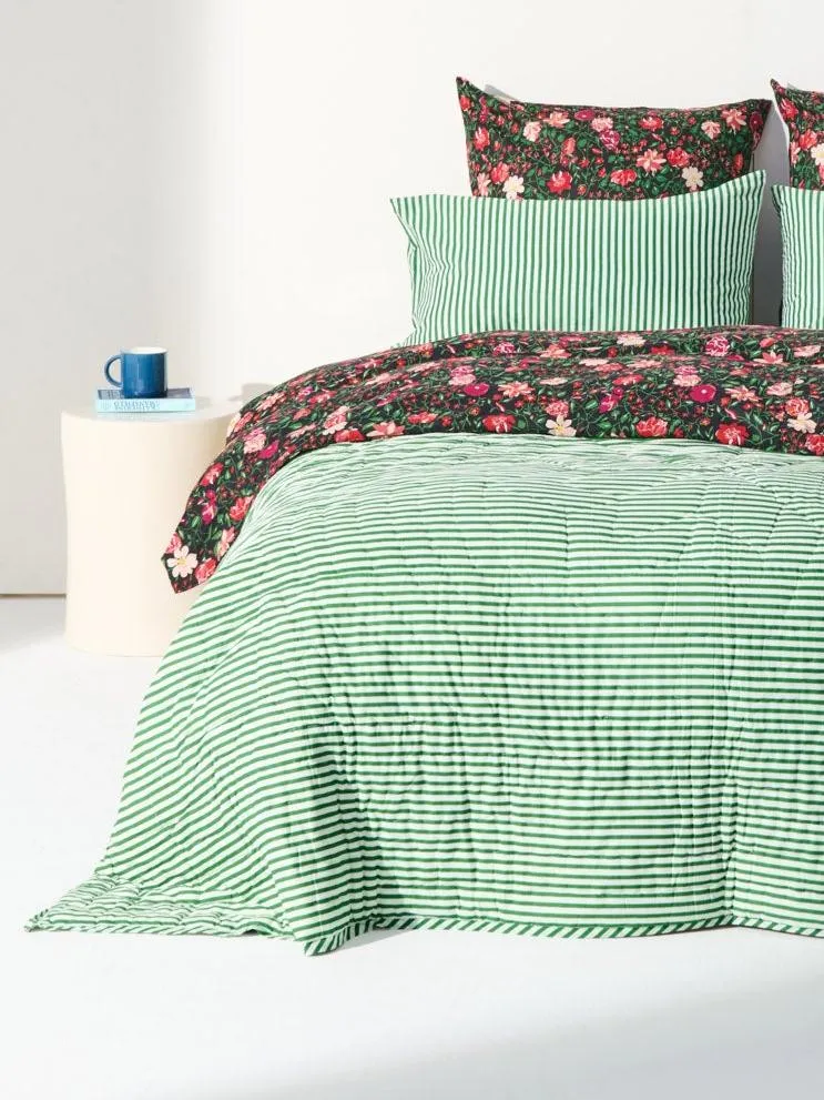 Plaid matelassé réversible