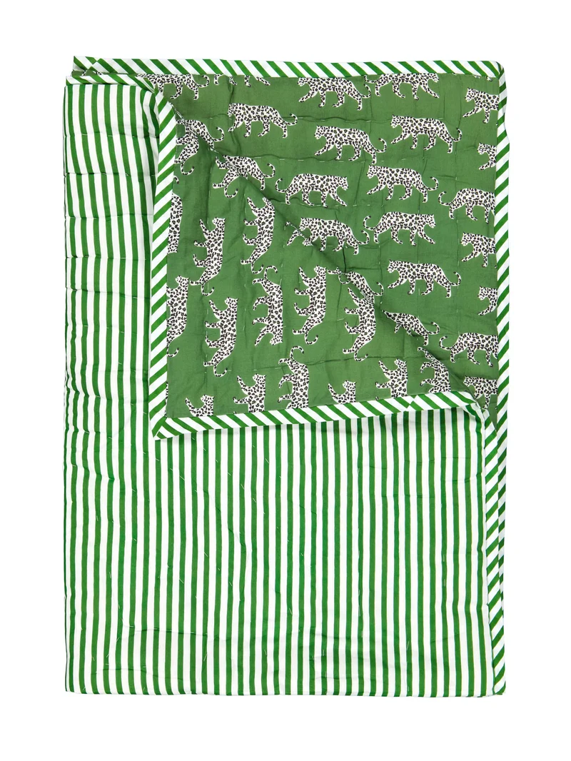 Plaid matelassé réversible