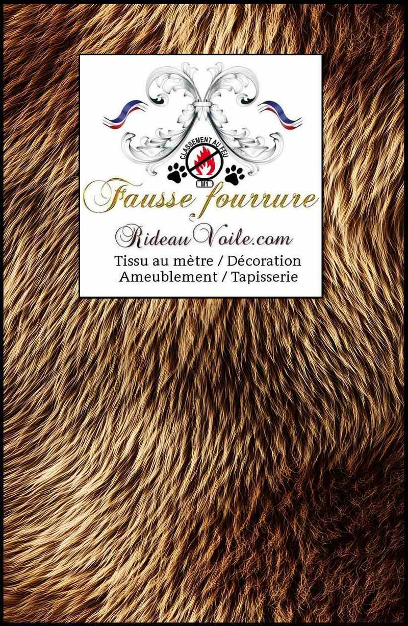 Tissu velours 🔥 ignifuge Fausse fourrure tapisserie sol murale events mètre