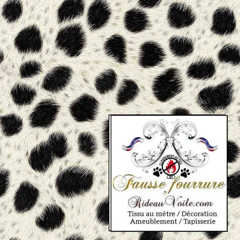 Tissu d'ameublement Fausse fourrure d'intérieur Chalets Montagnardes M1 mètre rideaux