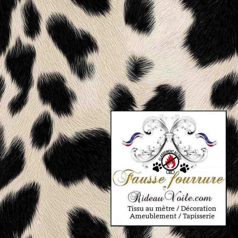 Tissu d'ameublement Fausse fourrure d'intérieur Chalets Montagnardes M1 mètre rideaux