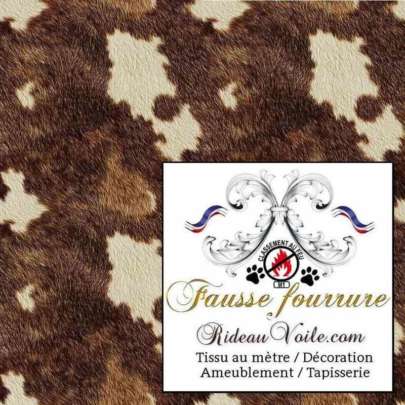 Tissu ameublement fausse fourrure mètre Chalet Gîtes intérieur montagne rustique Bois