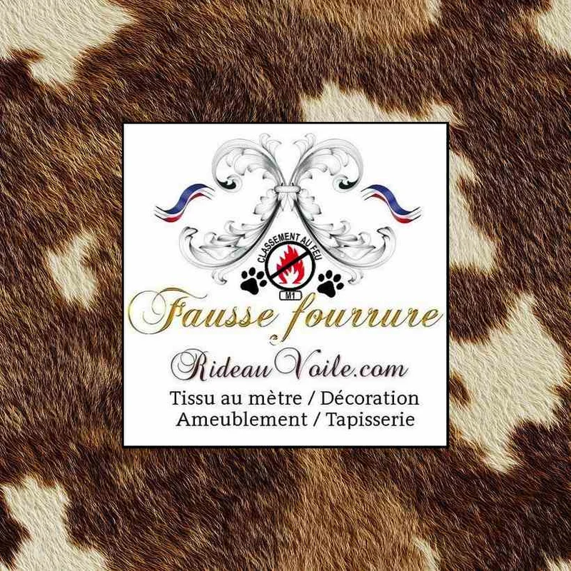 Tissu ameublement fausse fourrure mètre Chalet Gîtes intérieur montagne rustique Bois
